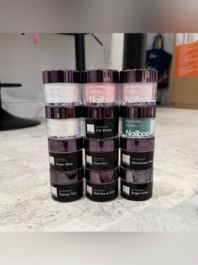 NWT & LIKE NEW 12 Nailboo Dip Powder BUNDLE